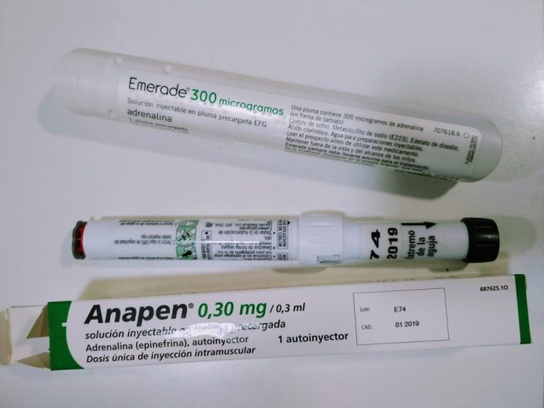 Alternativas a Jext, autoinyector de adrenalina